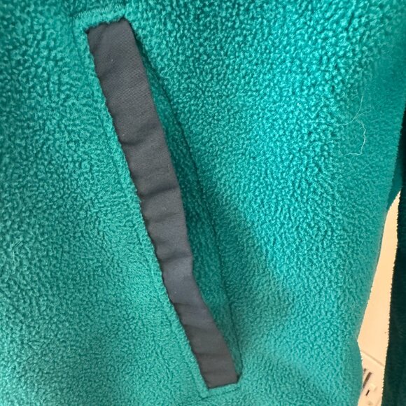 L.L. Bean Green Fleece Women's Mock Neck Pullover Size Large - Picture 7 of 9